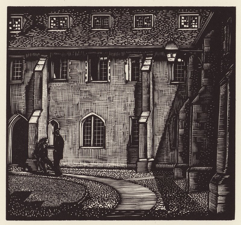 Cambridge: Corpus Christi, Old Court by John Frederick Greenwood