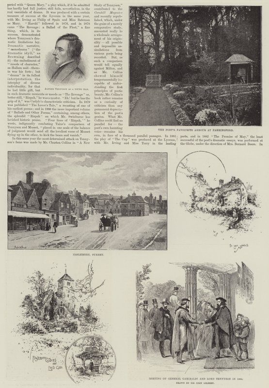 Alfred, Baron Tennyson, Poet Laureate by John Gilbert