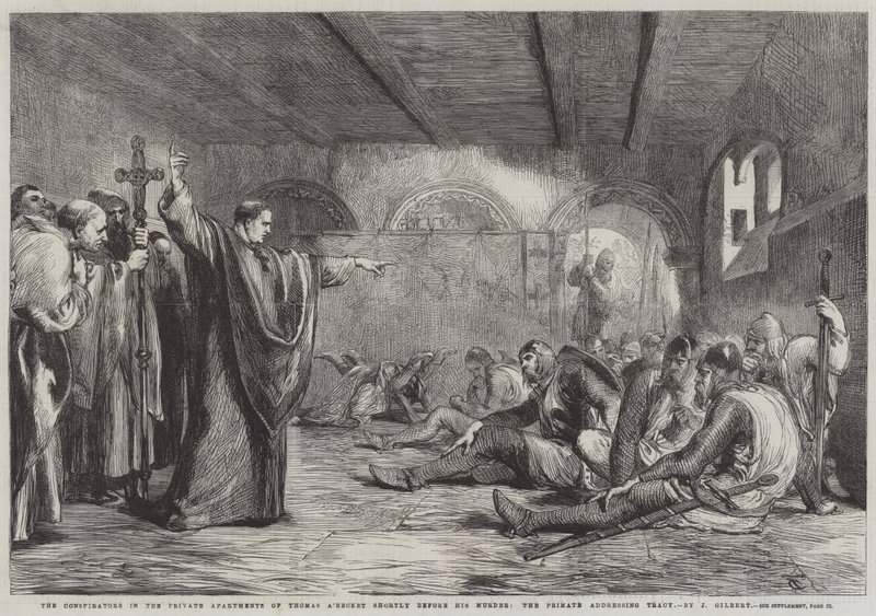 The Conspirators in the Private Apartments of Thomas a