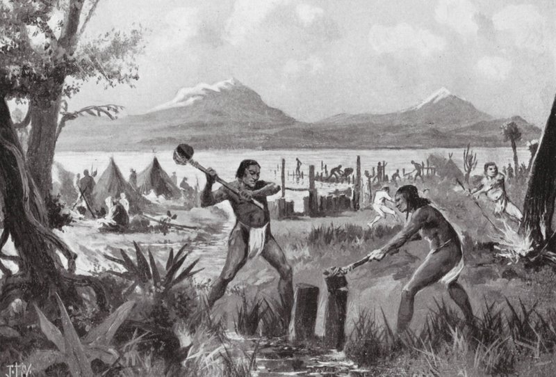 The Foundation of the City of Mexico by John Harris Valda