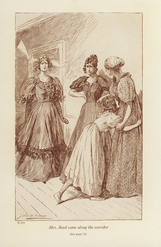 Illustration for Jane Eyre by Charlotte Bronte by John Henry Frederick (after) Bacon