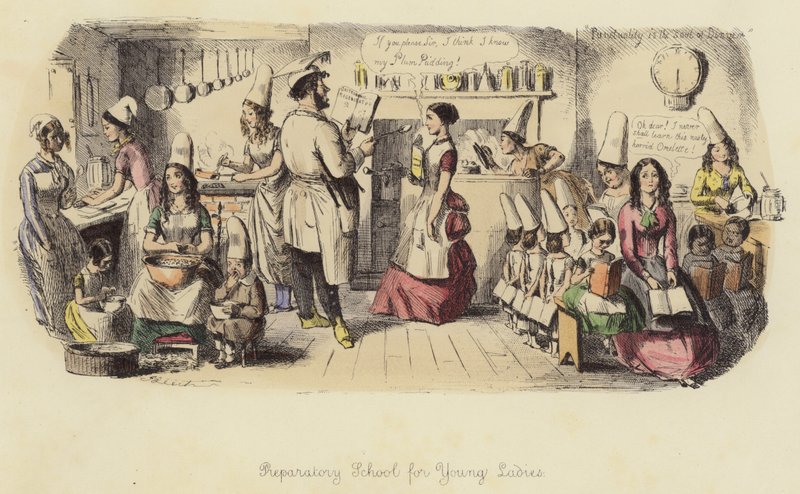 Preparatory School for Young Ladies by John Leech