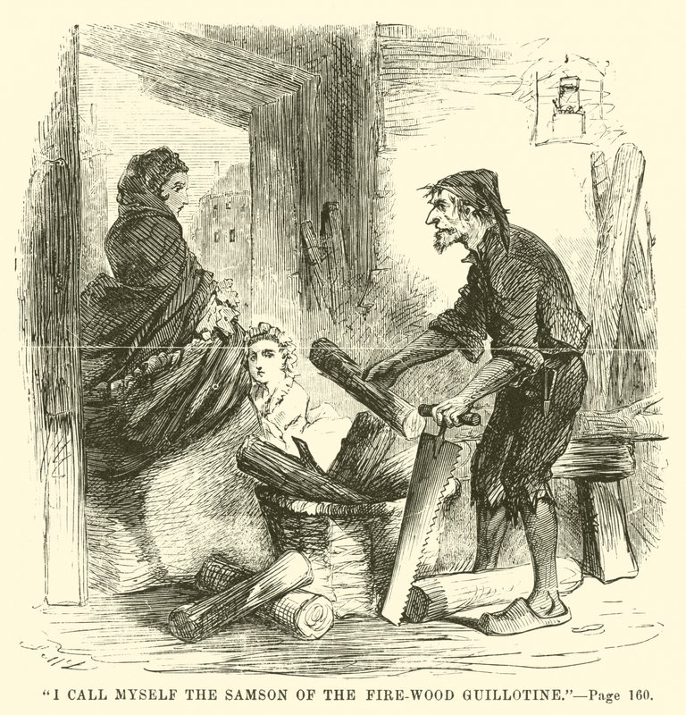Illustration for A Tale of Two Cities by Charles Dickens by John McLenan