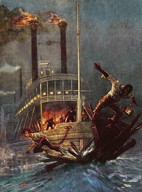 Huckleberry Finn by John Millar Watt
