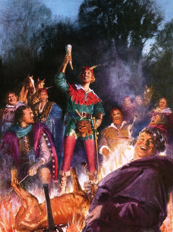 Robin Hood and his Merry Men by John Millar Watt