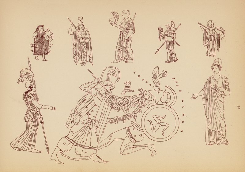 Ancient Greek Female Costume by John Moyr Smith