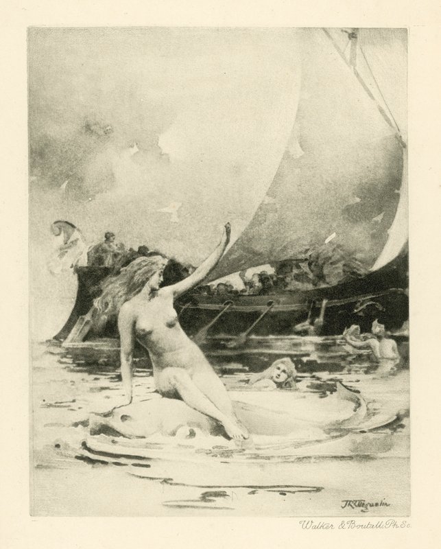 Illustration for the Poems of Catullus by John Reinhard Weguelin