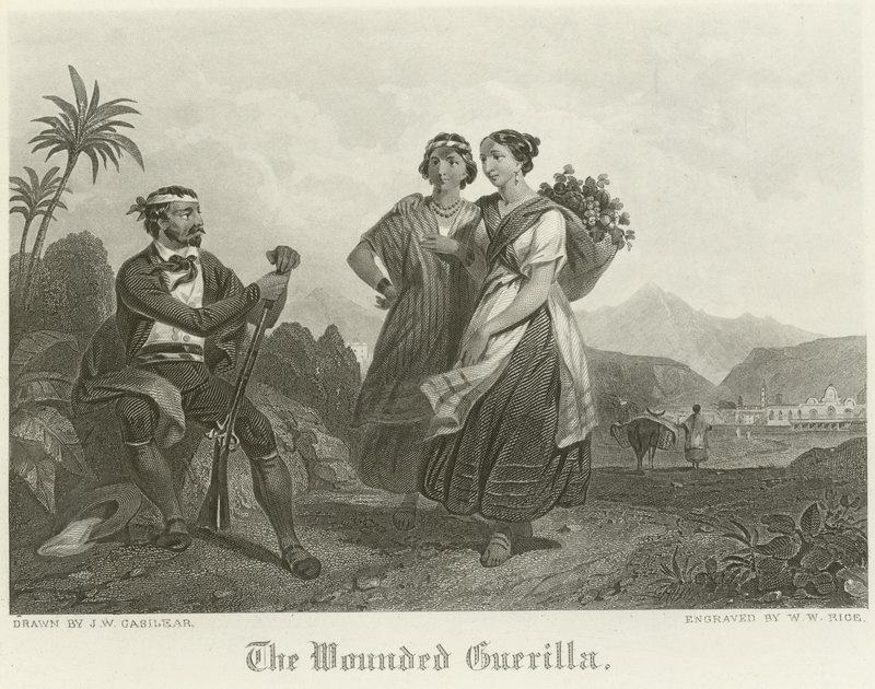 The Wounded Guerilla by John William Casilear
