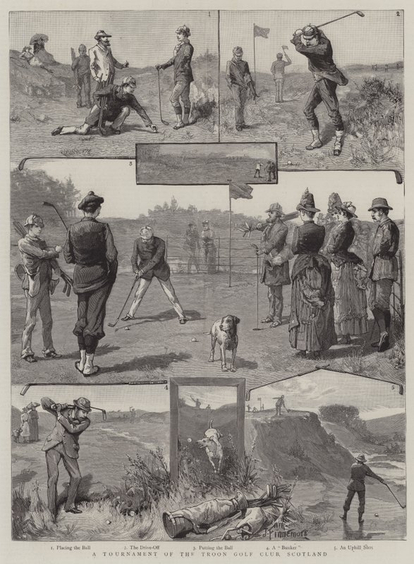 A Tournament of the Troon Golf Club, Scotland by Joseph Finnemore