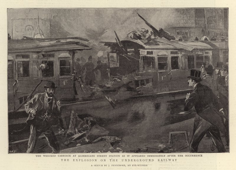 The Explosion on the Underground Railway by Joseph Finnemore