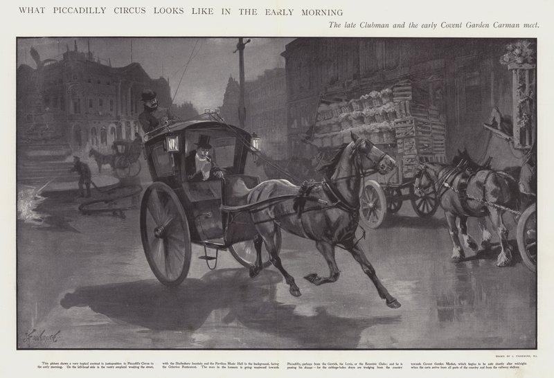 What Piccadilly Circus Looks Like in the Early Morning by Joseph (after) Finnemore