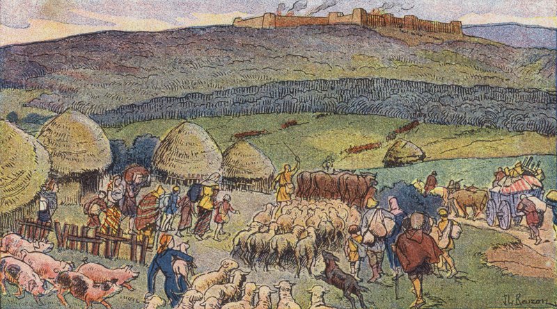 Bibracte, a Town in Gaul Inhabited by Blacksmiths and a Place of Refuge in Times of Danger by Joseph Beuzon