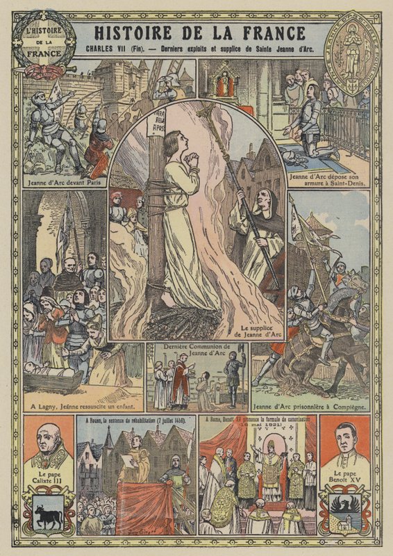 The final deeds and execution of Joan of Arc by Joseph Girard