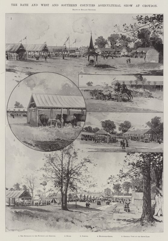 The Bath and the West and Southern Counties Agricultural Show at Croydon by Joseph Holland Tringham