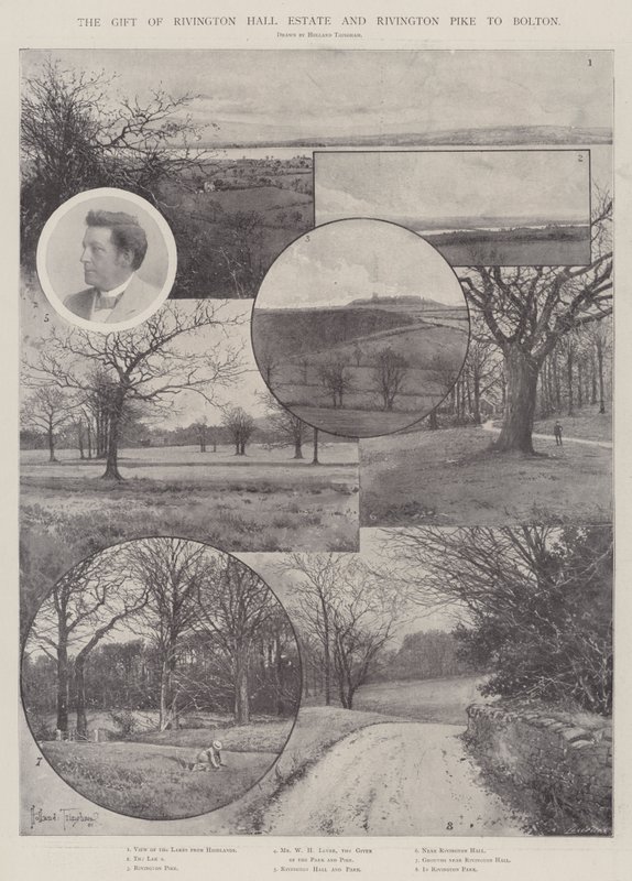 The Gift of Rivington Hall Estate and Rivington Pike to Bolton by Joseph Holland Tringham
