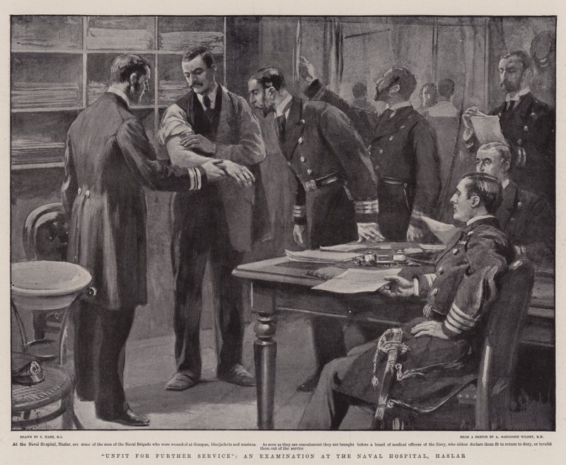 Unfit for Further Service, an Examination at the Naval Hospital, Haslar by Joseph Nash