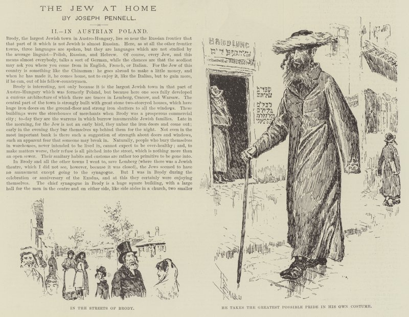 The Jew at Home, by Joseph Pennell by Joseph Pennell