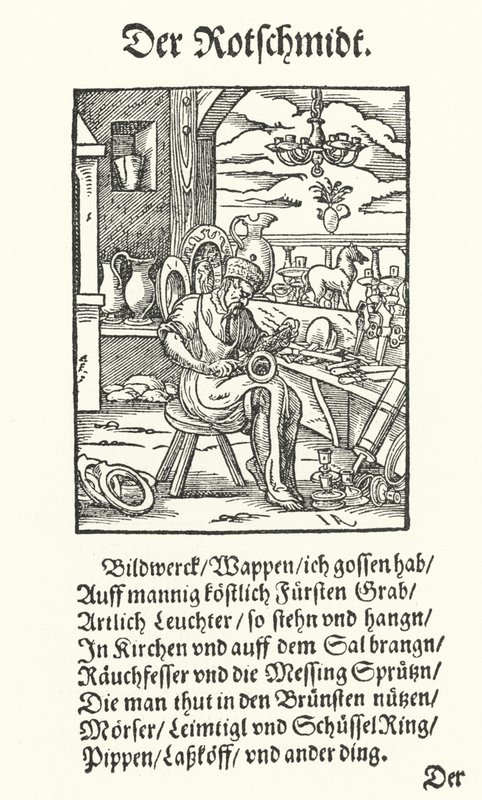 The Coppersmith by Jost (after) Amman