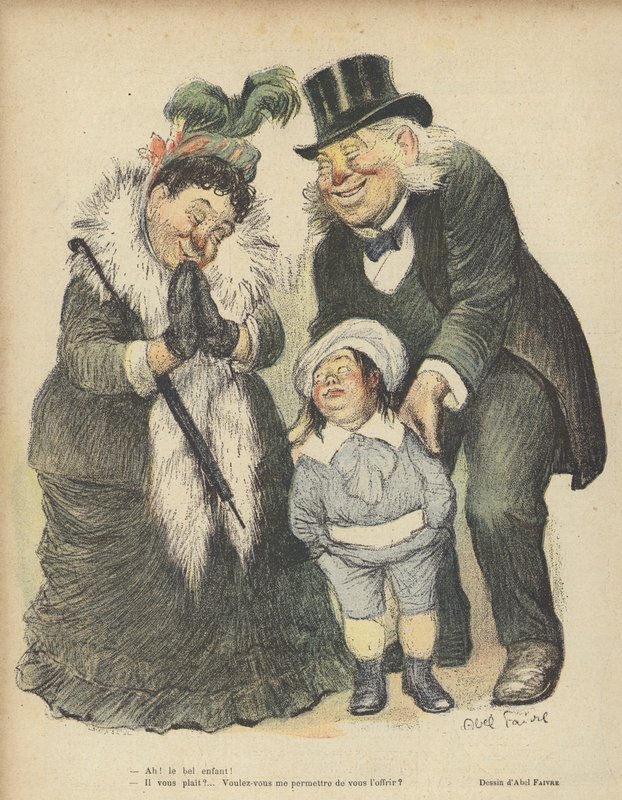 Illustration for Le Rire by Jules Abel Faivre