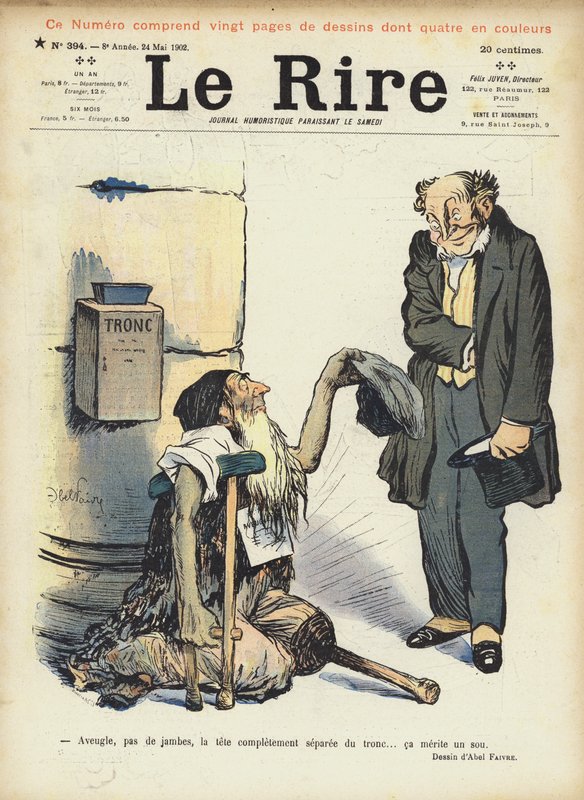 Illustration for Le Rire by Jules Abel Faivre