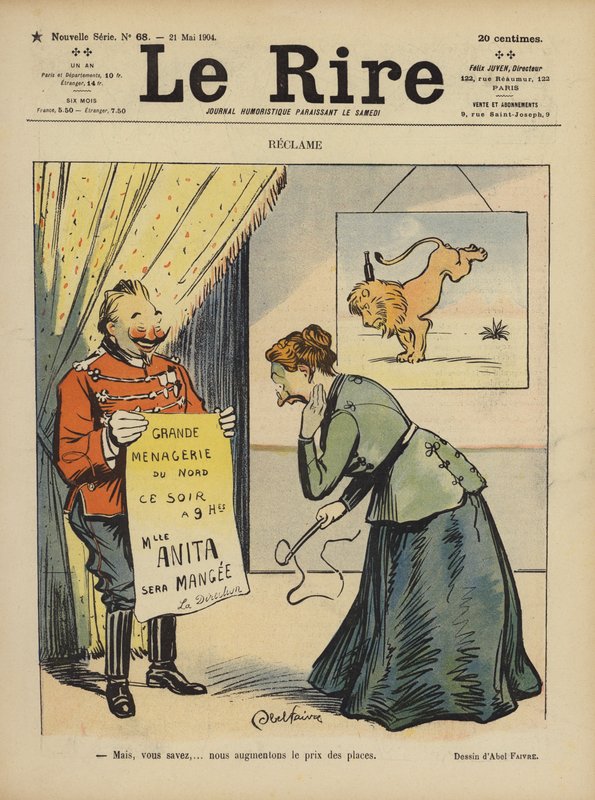 Illustration for Le Rire by Jules Abel Faivre