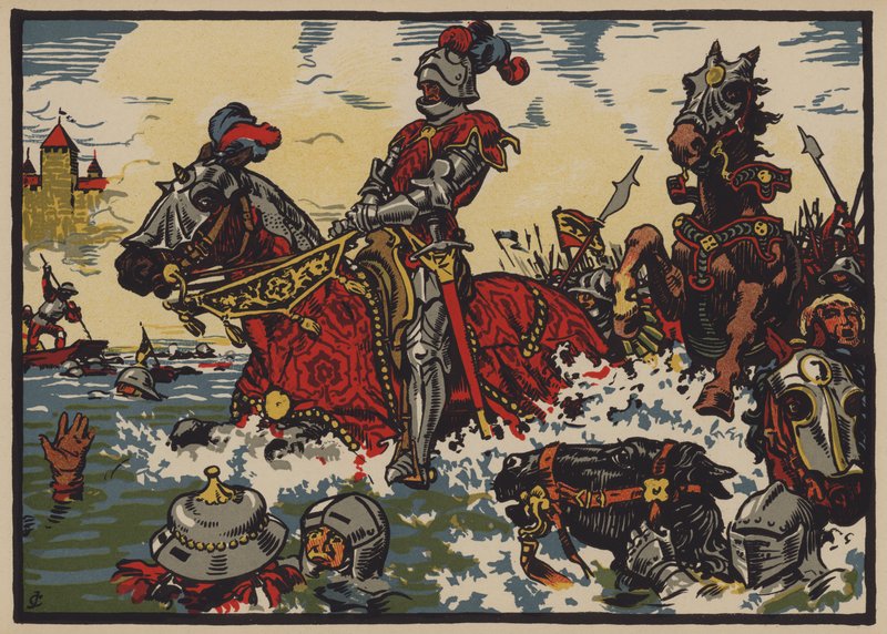 Victory of the Swiss over the Burgundians at the Battle of Morat, 22 June 1476 by Jules Courvoisier