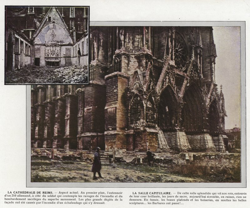 La Cathedrale de Reims, La Salle Capitulaire by Jules Gervais-Courtellemont