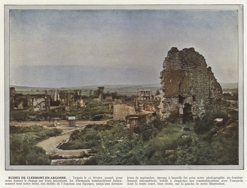 Ruins of Clermont-En-Argonne by Jules Gervais Courtellemont