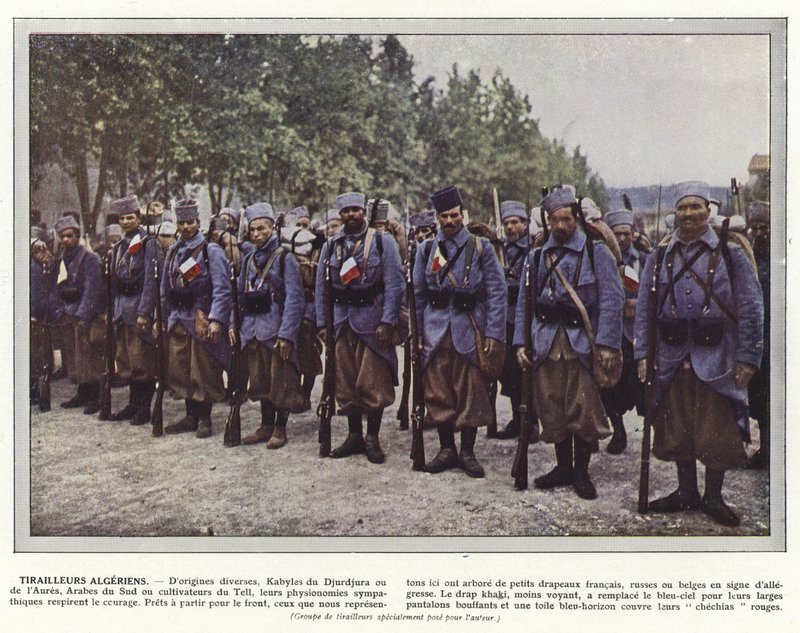 Tirailleurs Algeriens by Jules Gervais Courtellemont