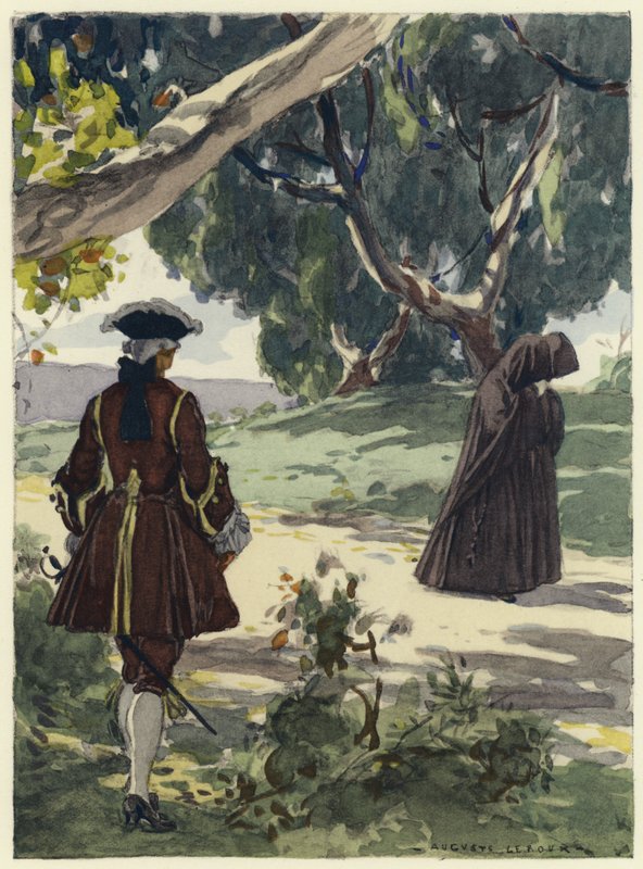 Illustration for Memoirs of Casanova by Jules Marie Auguste Leroux
