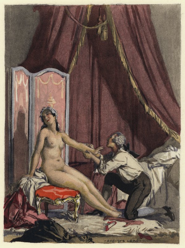 Illustration for Memoirs of Casanova by Jules Marie Auguste Leroux