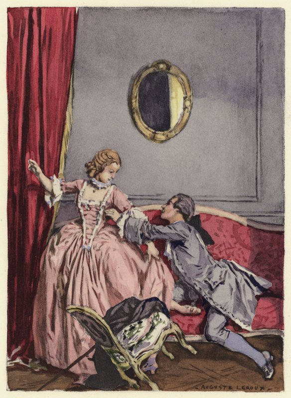 Illustration for Memoirs of Casanova by Jules Marie Auguste Leroux