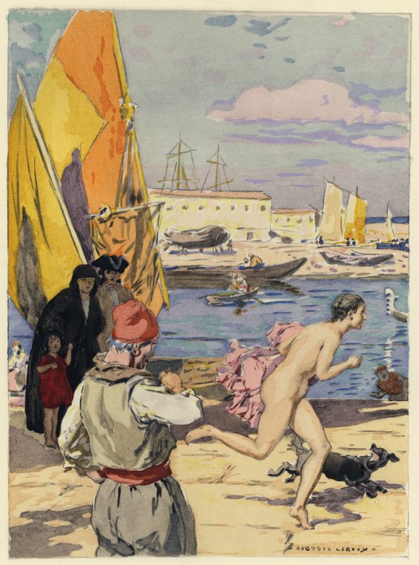 Illustration for Memoirs of Casanova by Jules Marie Auguste Leroux
