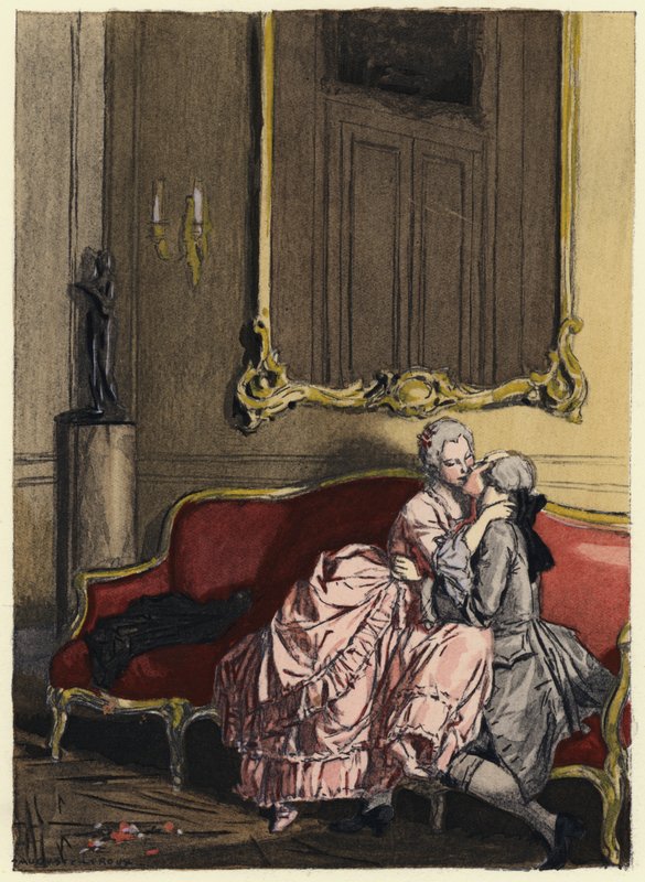 Illustration for Memoirs of Casanova by Jules Marie Auguste Leroux