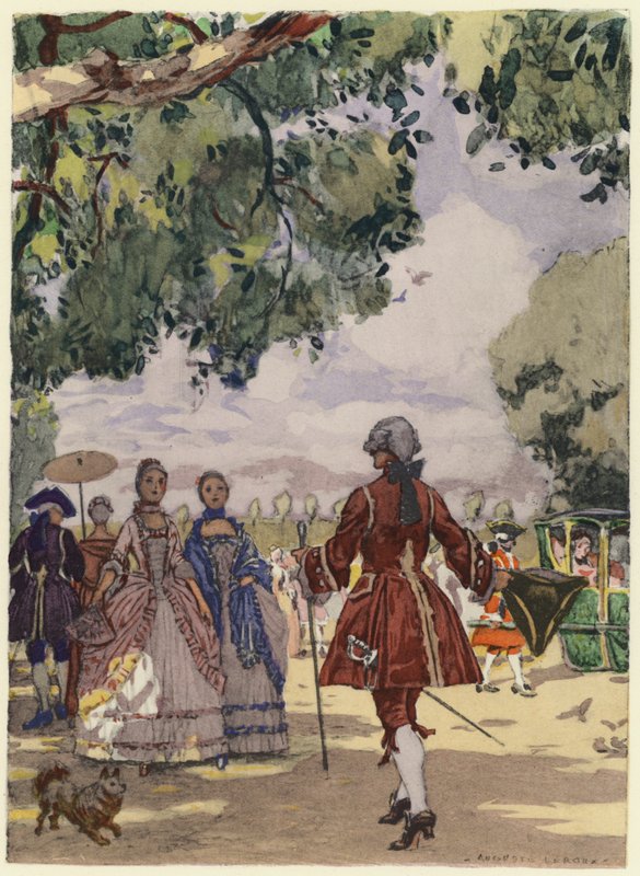 Illustration for Memoirs of Casanova by Jules Marie Auguste Leroux