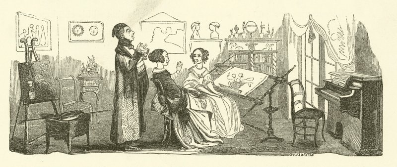 The Governess by Jules pseudonym for Gagne Jacques (after) Gagniet