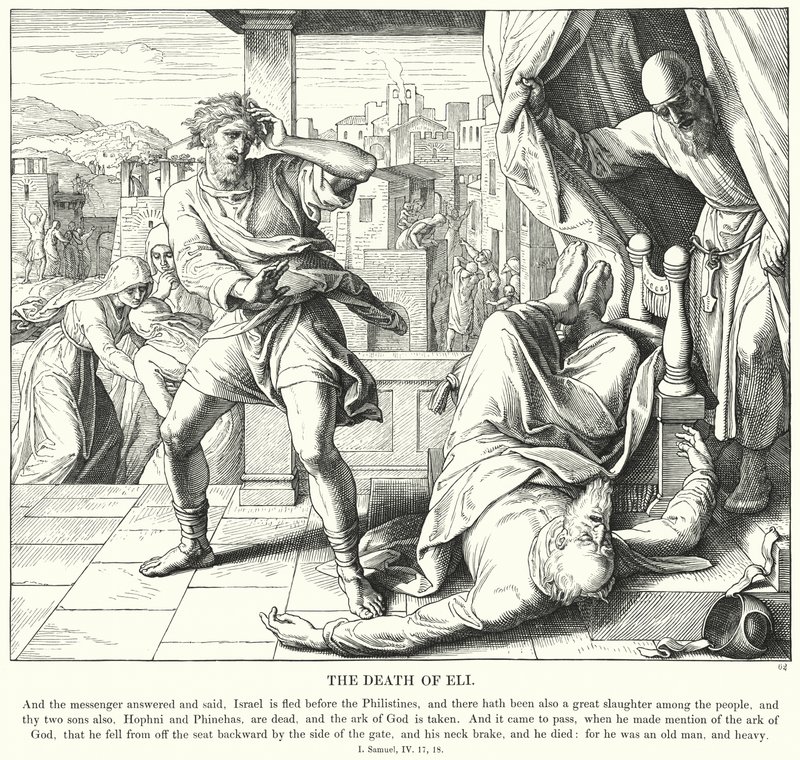 The Death of Eli by Julius (after) Schnorr von Carolsfeld