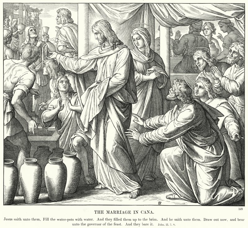 The Marriage in Cana by Julius (after) Schnorr von Carolsfeld