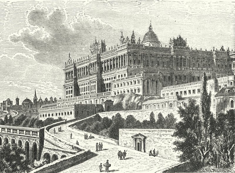 Royal Palace, Madrid, Spain by Karl Muller