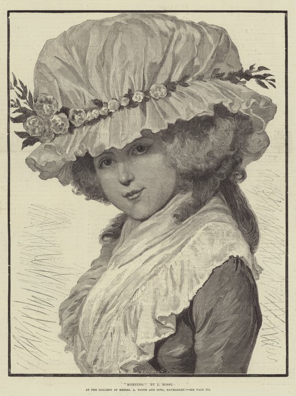 Morning, at the Gallery of Messers A Tooth and Sons, Haymarket by L. Rossi