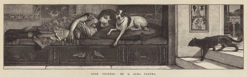 Good Friends by Lawrence Alma Tadema