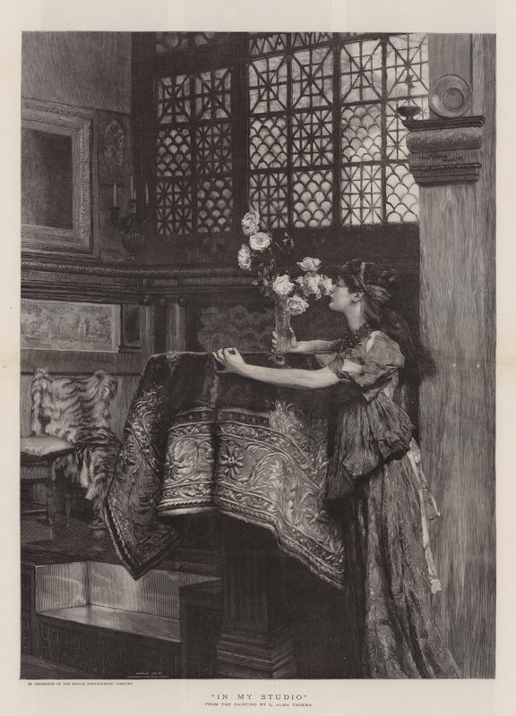 In My Studio by Lawrence Alma-Tadema