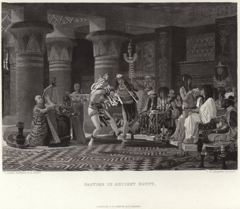 Pastime in Ancient Egypt by Lawrence Alma Tadema