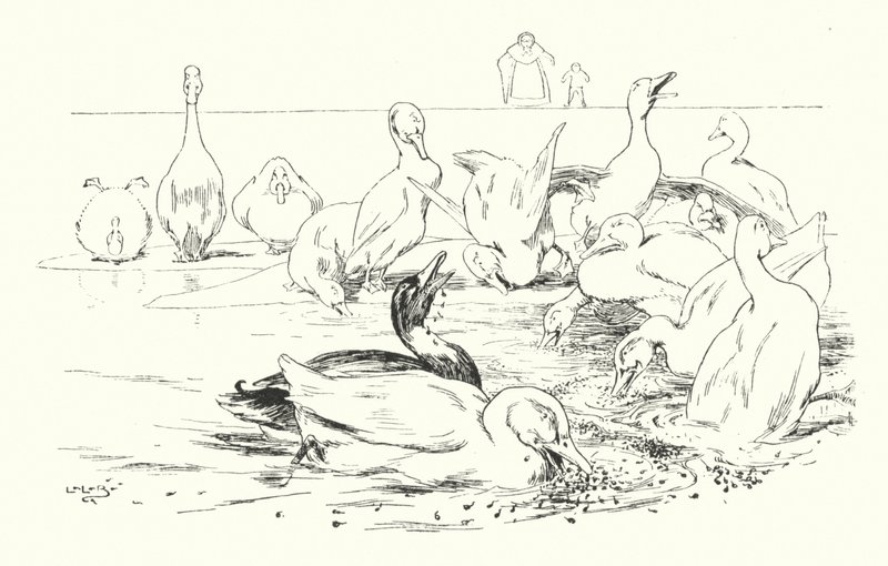 Dame, What Makes Your Ducks to Die by Leonard Leslie Brooke