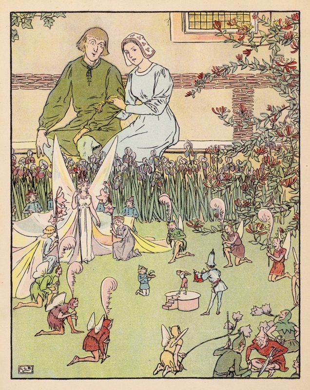 Illustration for Tom Thumb by Leonard Leslie Brooke