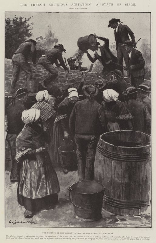 The French Religious Agitation, a State of Siege by Louis Remy Sabattier