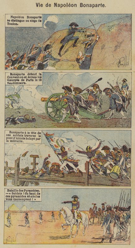 Life of Napoleon Bonaparte by Louis Charles (after) Bombled