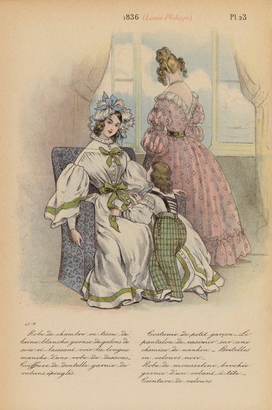 French fashion: 1836, Louis-Philippe by Louis Colas