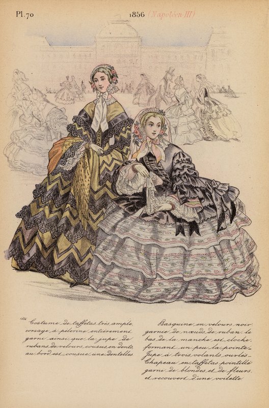 French fashion: 1856, Napoleon III by Louis Colas