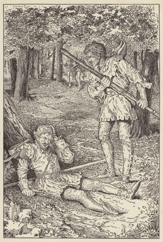 My Freedom Have I Won Through My Staff, and Not by Grace of Thee by Louis John Rhead